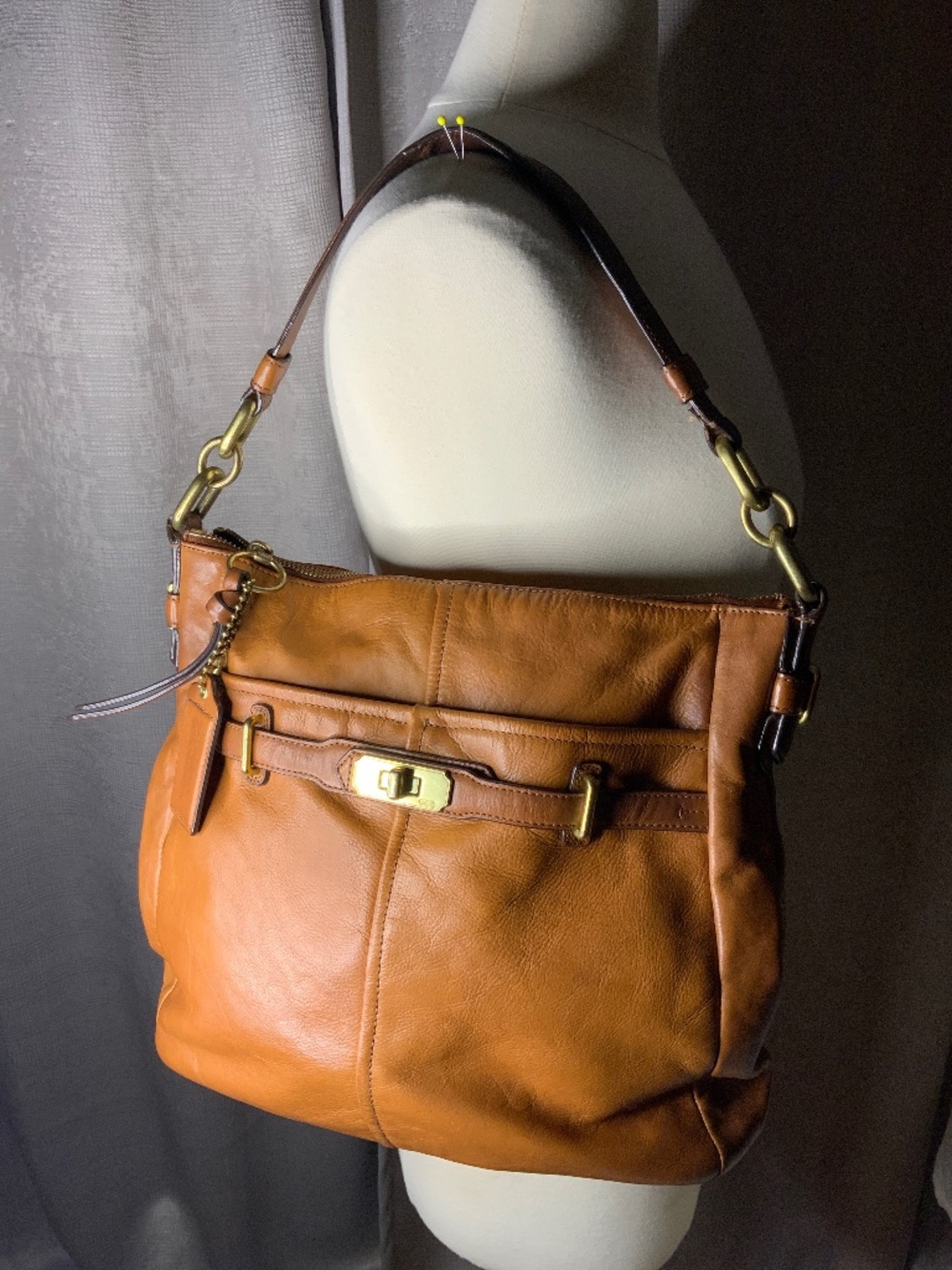 Coach Leather Shoulder Bag